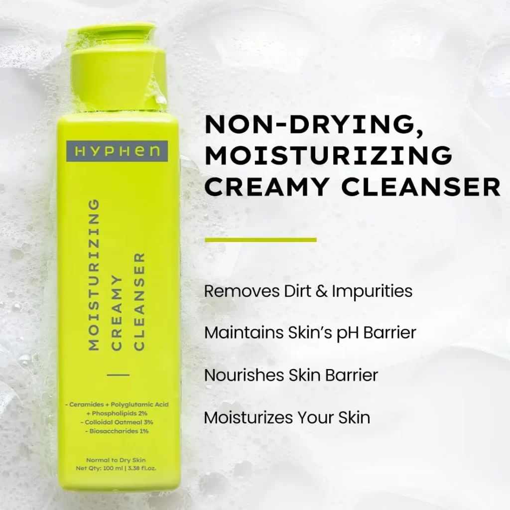 Hyphen Moisturizing Creamy Cleanser for Dry Sensitive Skin