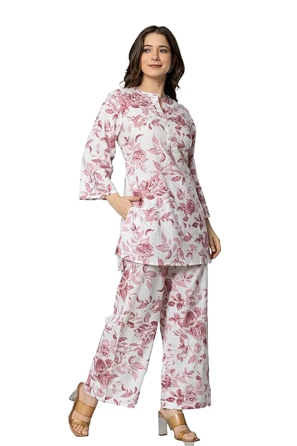 Aradhika Women's Cotton Printed Co-ord Set