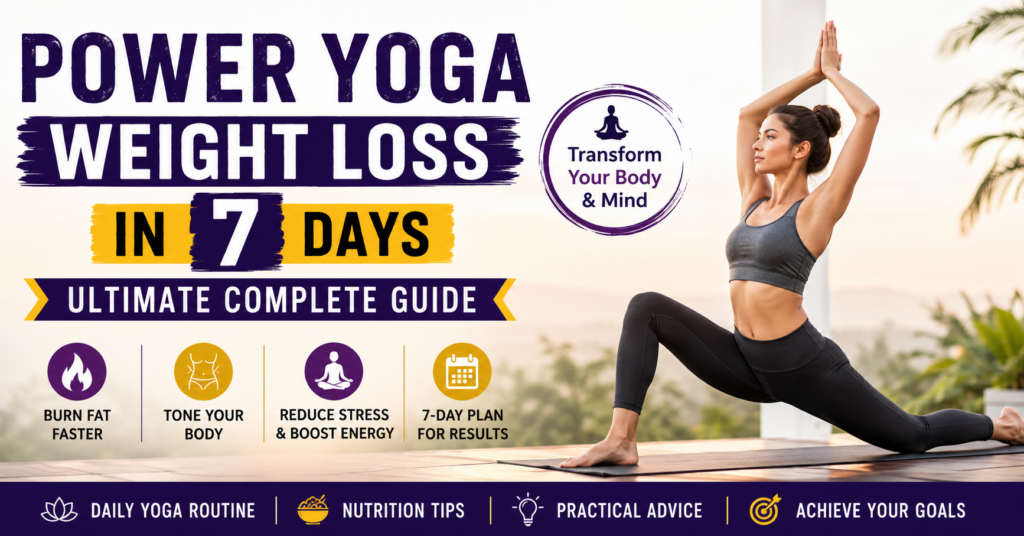 Power Yoga Weight Loss in 7 Days